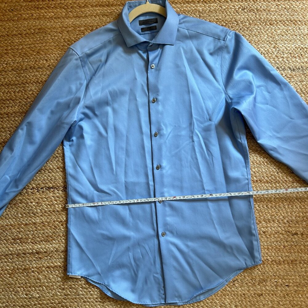 Slim Fit Blue Dress Shirt